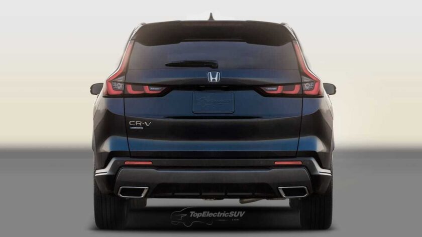 next gen honda cr v renderings rear scaled